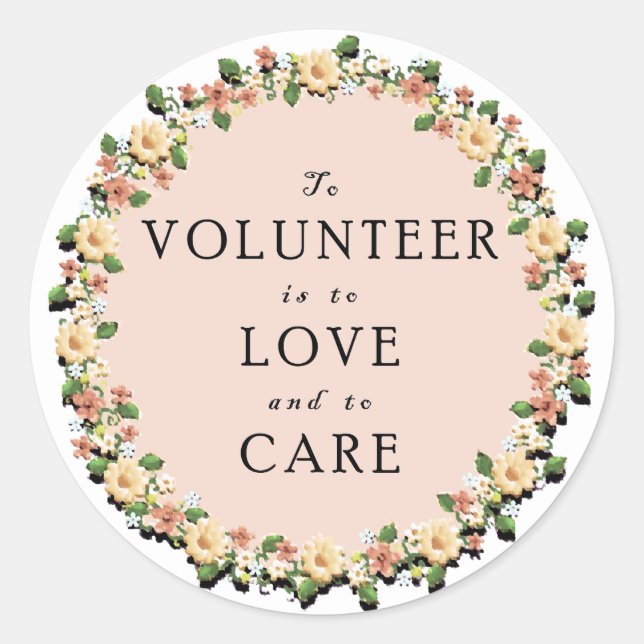 Pegatina Redonda Apreciación voluntaria (Anverso)