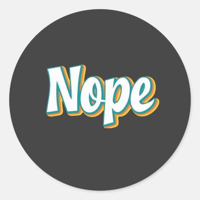 Pegatina Redonda Apron (Anverso)