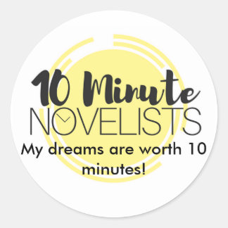 Pegatina Redonda ¡Apúrate Para Tus Sueños!