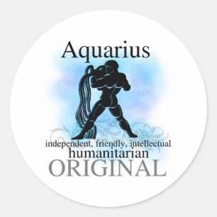 Pegatina Redonda Aquarius About You