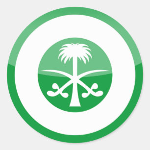 Pegatina Redonda arabia saudita