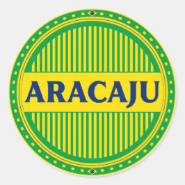 Pegatina Redonda Aracaju City Pride – Brazilian Identity