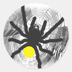 Pegatina Redonda araña