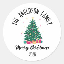 Árbol de Navidad con Luces Nombre Personalizado