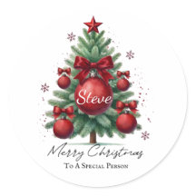 Árbol de Navidad Personalizado con Nombre Regalo E