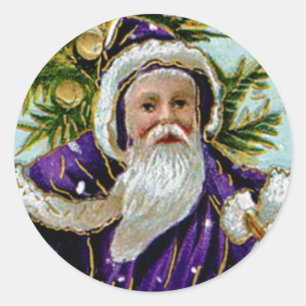 Pegatina Redonda Árbol de Santa María