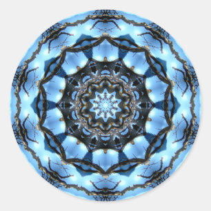 PEGATINA REDONDA ÁRBOLES