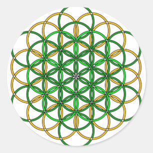 Pegatina Redonda Arcángel Raphael3