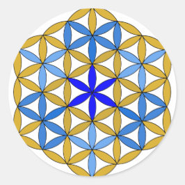 Pegatina Redonda Arcángel Sandalphon2