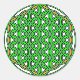 Pegatina Redonda Archangel Raphael2