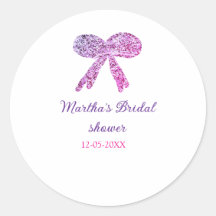 Arco de boda destello brillo nombre rosa púrpura