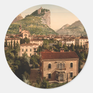 Pegatina Redonda Arco III, Trentino-Alto Adige, Italia