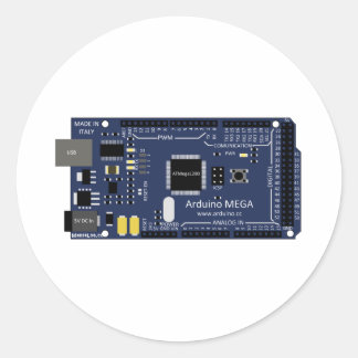 Pegatina Redonda Arduino Mega