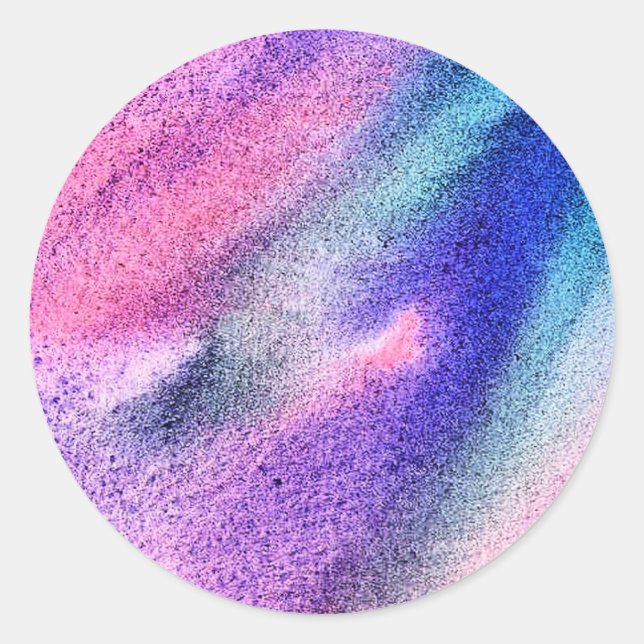 PEGATINA REDONDA ARENA CAMBIANTE (Anverso)