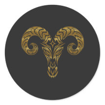 Aries Zodiac - Oro tribal