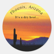 Arizona Naranja Sunset Saguaro Cactus Dry Heat
