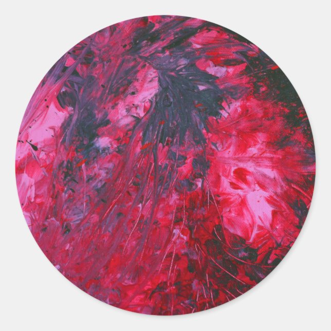 Pegatina Redonda Aroma (Anverso)