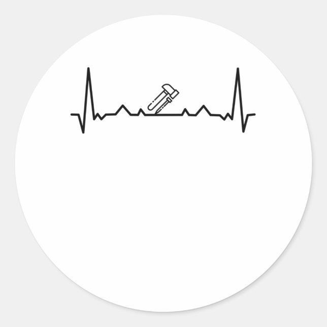 Pegatina Redonda Arquitecto (Anverso)