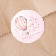 ¡Arriba y lejos! Baby Shower de globo aerostático