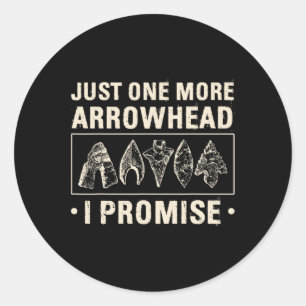 Pegatina Redonda Arrowhead Hunting Arrowhead