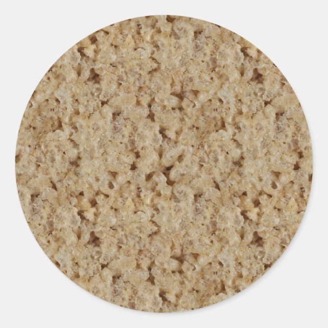 Pegatina Redonda Arroz cruspy Trete (Anverso)