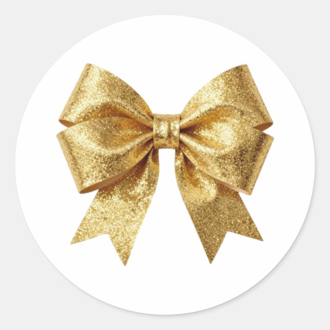 Pegatina Redonda Art Deco Opulence Geometric Patterns (Anverso)