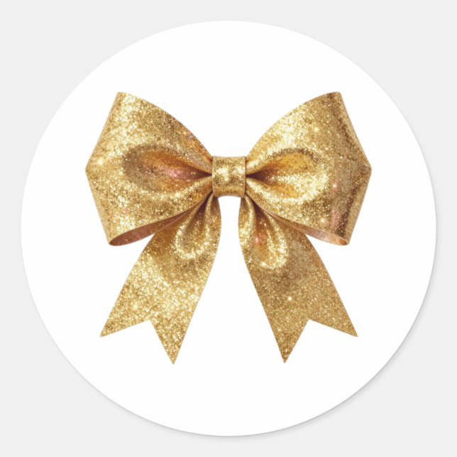 Pegatina Redonda Art Deco Opulence Geometric Patterns (Anverso)