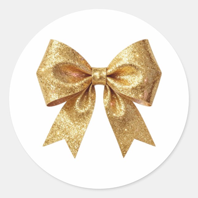 Pegatina Redonda Art Deco Opulence Geometric Patterns (Anverso)