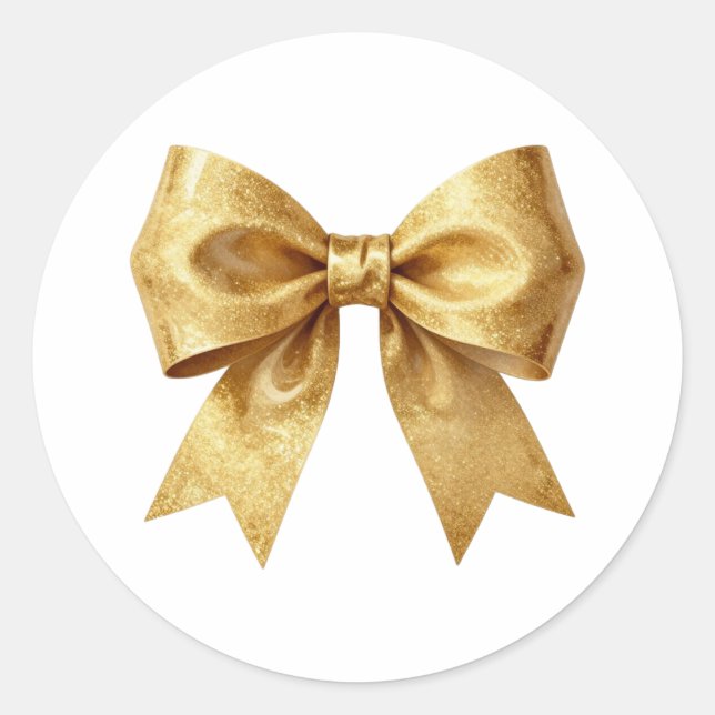 Pegatina Redonda Art Deco Opulence Geometric Patterns (Anverso)