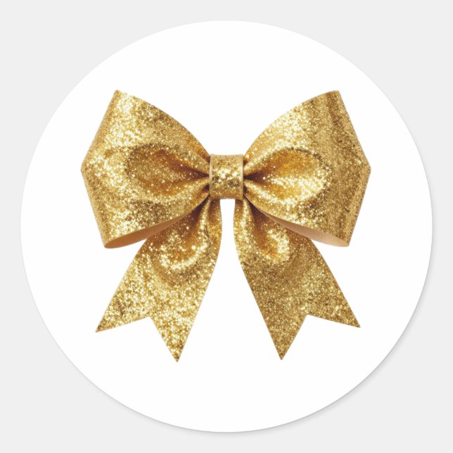 Pegatina Redonda Art Deco Opulence Geometric Patterns (Anverso)