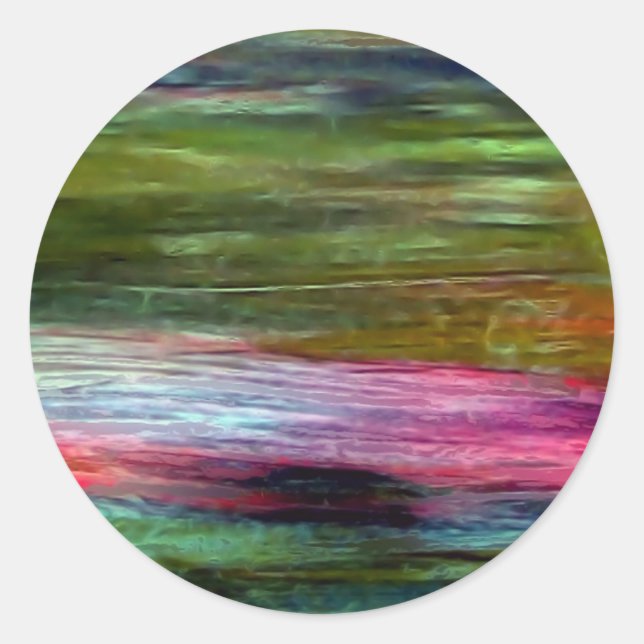 Pegatina Redonda Arte accidental (Anverso)