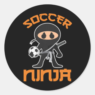 Pegatina Redonda Arte de fútbol genial para hombres, niños, amantes