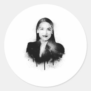 Pegatina Redonda Arte de grafiti de AOC