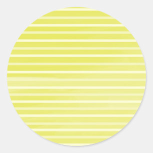 Pegatina Redonda arte de la acuarela de rayas