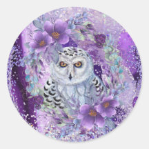 Arte de la diosa del búho de nieve de Renee
