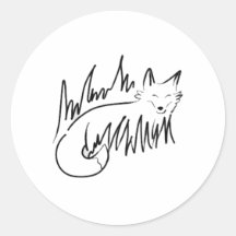 Arte de la línea Fox