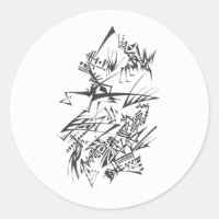 Arte de tatuaje tribal abstracto blanco negro 25