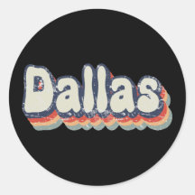 Arte de texto angustiado retro de Dallas Texas