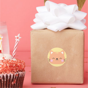 Pegatina Redonda Arte para niños de cumpleaños