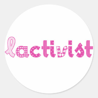 Pegatina Redonda Artículos pro-lactancia /Breastfeeding advocacy
