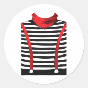 Pegatina Redonda Artista de animaciones artista artista Halloween C