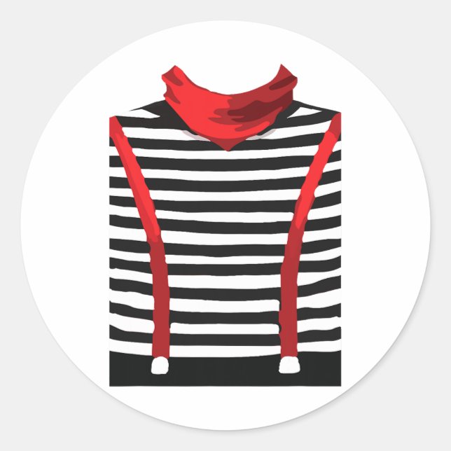 Pegatina Redonda Artista de animaciones artista artista Halloween C (Anverso)