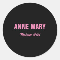 Artista de Maquillaje Nombre Rosa Rubor Negro Nego