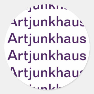 Pegatina Redonda Artjunkhaus Splash-Art Jeff Hankamer Artjunkhaus