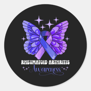 Pegatina Redonda Artritis reumatoide Conciencia