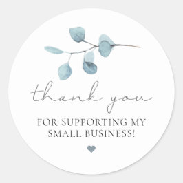 Pegatina Redonda ARYA Boho Sage Eucalyptus Greenerenery Pequeña Emp