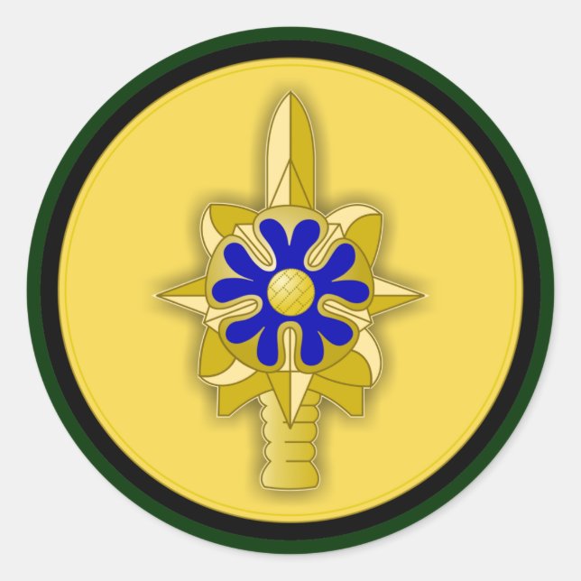 Pegatina Redonda ASA Brass 1 (Anverso)