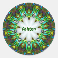 ASHTON ~ Paua personalizada Fractal ~ Classic