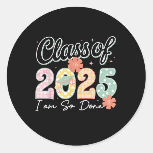Pegatina Redonda Así Lo Hizo El Lc De 2025 De Graduación 2025 El Dí