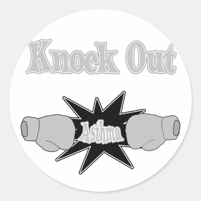 Pegatina Redonda Asma (Anverso)